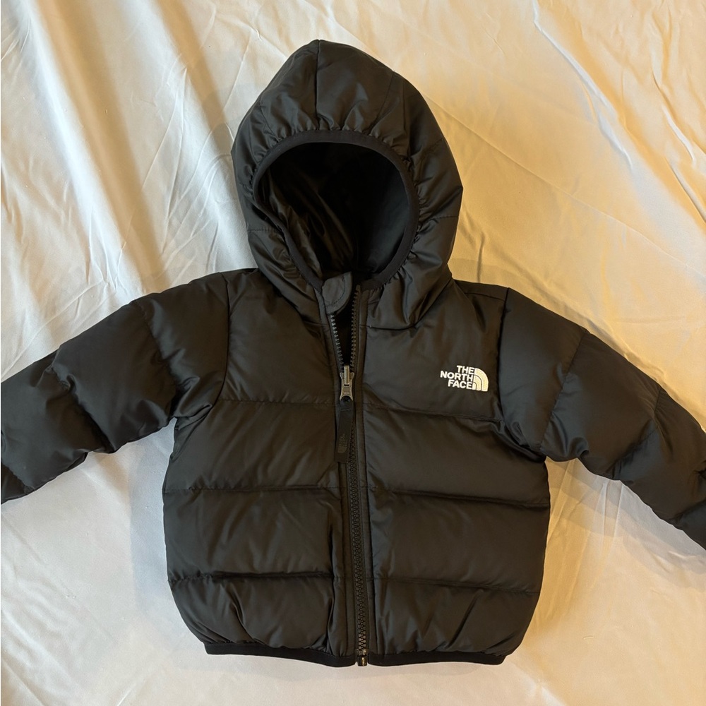 The North Face Black Hooded Puffer Jacket
